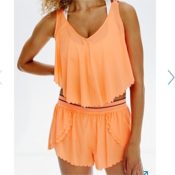 Free People | Pretty Lil Running Crop Top Green Small - Picture 5 of 5